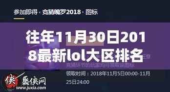 回望巅峰，2018年11月30日LOL大区排名全景揭秘