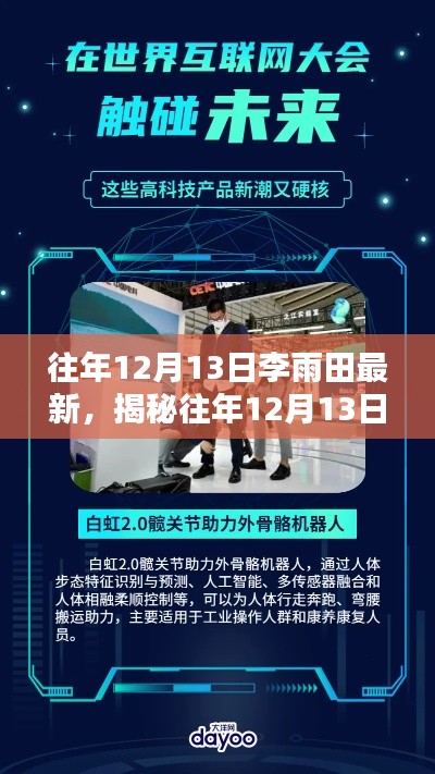 揭秘往年12月13日李雨田科技神器,引领未来生活革新的颠覆性高科技产品亮相!