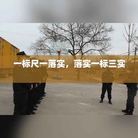 一标尺一落实,落实一标三实